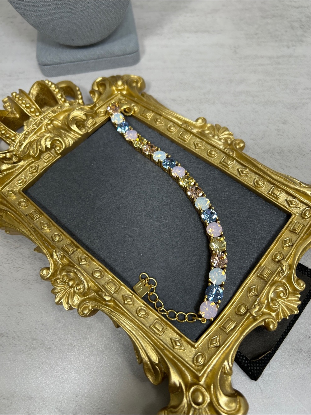 Park Lane Pastel Impression Multi-Color Swarovski Crystal Tennis Bracelet - Picture 4 of 11
